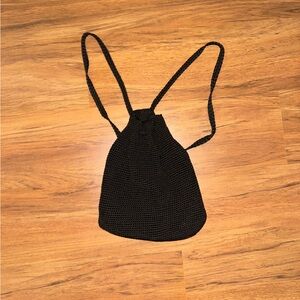 Black Crochet Shoulder Bag